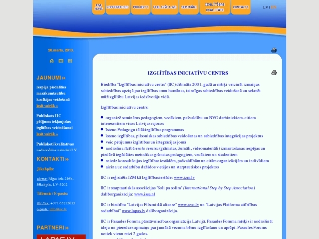 Izglītības iniciatīvu centrs biedrība, 